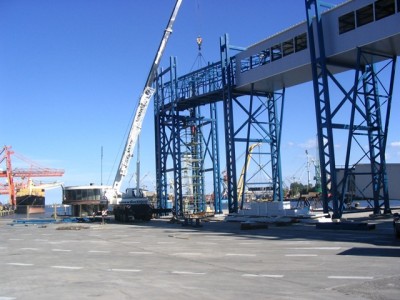 Galeria komunikacji pieszej dla prom&oacute;w Stena Line w Porcie Gdynia