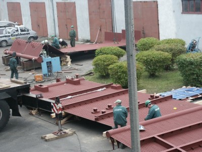 Ściany ekran&oacute;w kotła