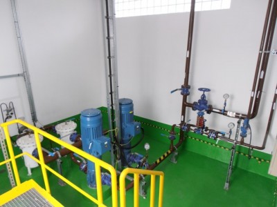 Pompownia oleju opałowego - po zakończeniu montażu